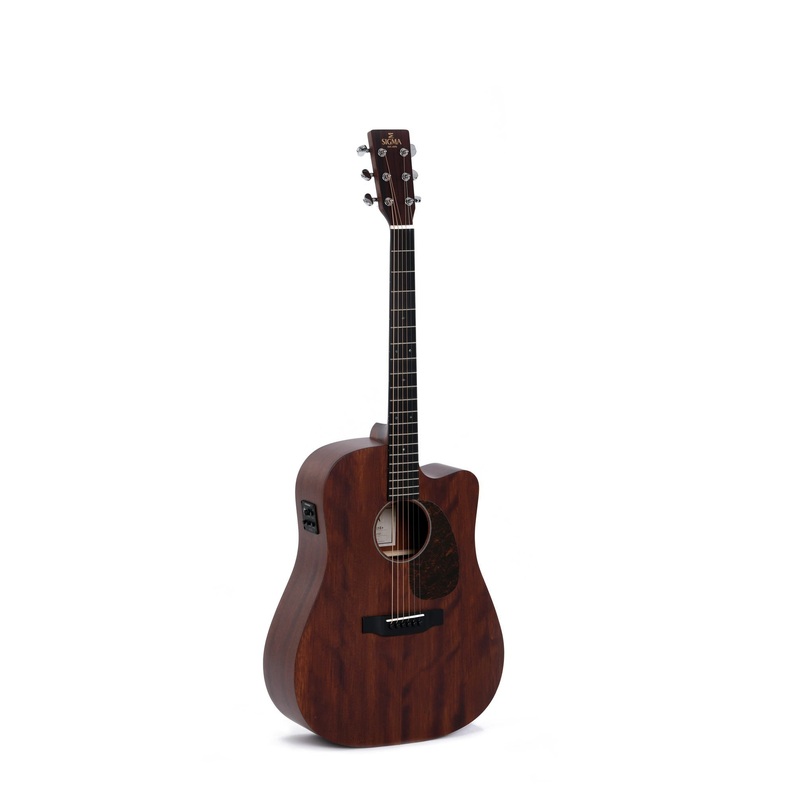 sigma-dmc-15e-dreadnought-acoustic-electric-guitar-mahogany Sigma DMC-15E Dreadnought Acoustic Electric Guitar - Mahogany
