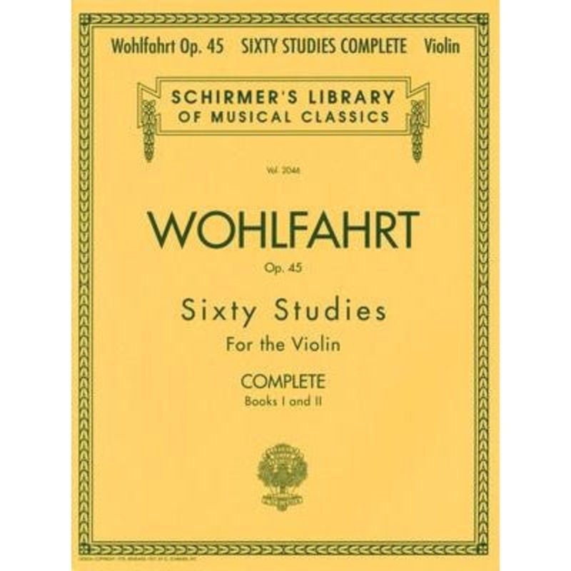 wohlfahrt-60-studies-op-45-complete-edition Wohlfahrt - 60 Studies Op. 45 - Complete Edition