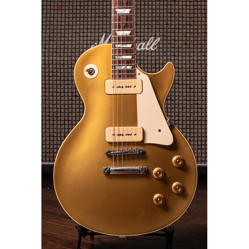2008-gibson-custom-shop-1956-les-paul-r6-electric-guitar-gold-top 2008 Gibson Custom Shop 1956 Les Paul R6 Electric Guitar - Gold Top