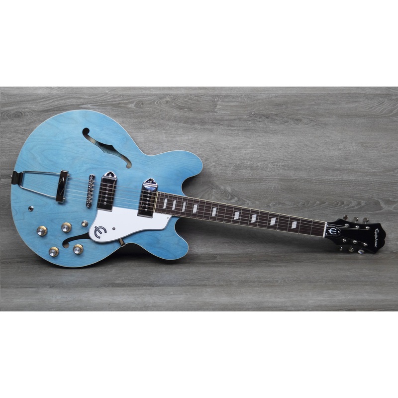epiphone-casino-worn-blue-denim Epiphone Casino, Worn Blue Denim