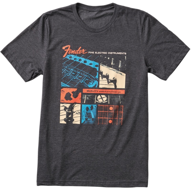 fender-jaguar-t-shirt-dark-grey-xl Fender Jaguar T-Shirt, Dark Grey, XL