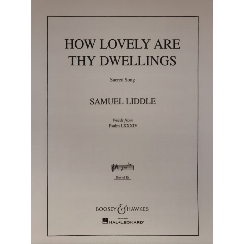 how-lovely-are-thy-dwellings-high-voice-liddle How Lovely Are Thy Dwellings, High Voice - Liddle