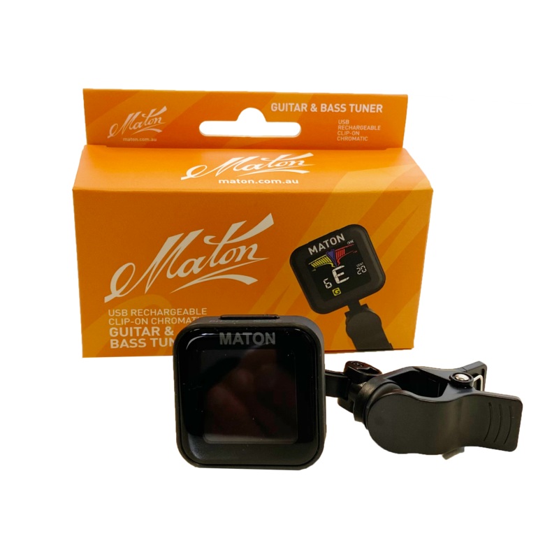 maton-usb-rechargable-clip-on-guitar-bass-tuner Maton USB Rechargable Clip-on Guitar + Bass Tuner