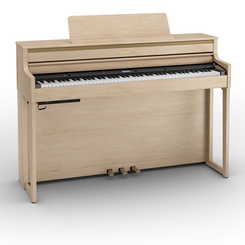roland-hp704-supernatural-digital-piano-w-matching-bench-light-ash Roland HP704 SuperNatural Digital Piano w/matching bench - Light Ash