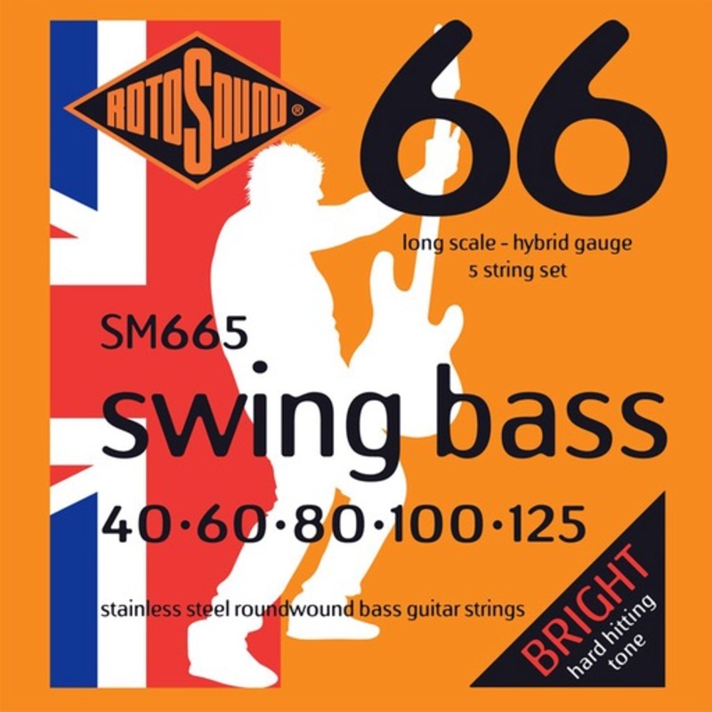 rotosound-sm665-swing-5-string-bass-set-stainless-steel-040-125 Rotosound SM665 Swing 5-String Bass Set, Stainless Steel, .040-.125