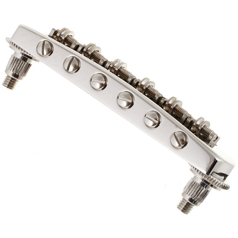 stm-guitar-roller-bridge-nickel STM Guitar Roller Bridge, Nickel