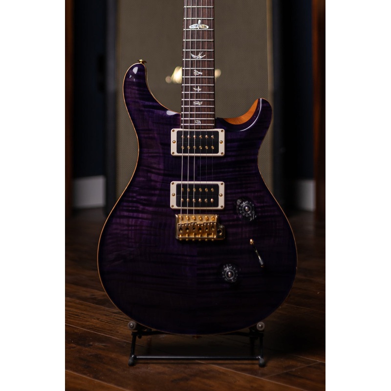 2012-prs-custom-24-10-top-electric-guitar-purple 2012 PRS Custom 24 10 Top Electric Guitar - Purple