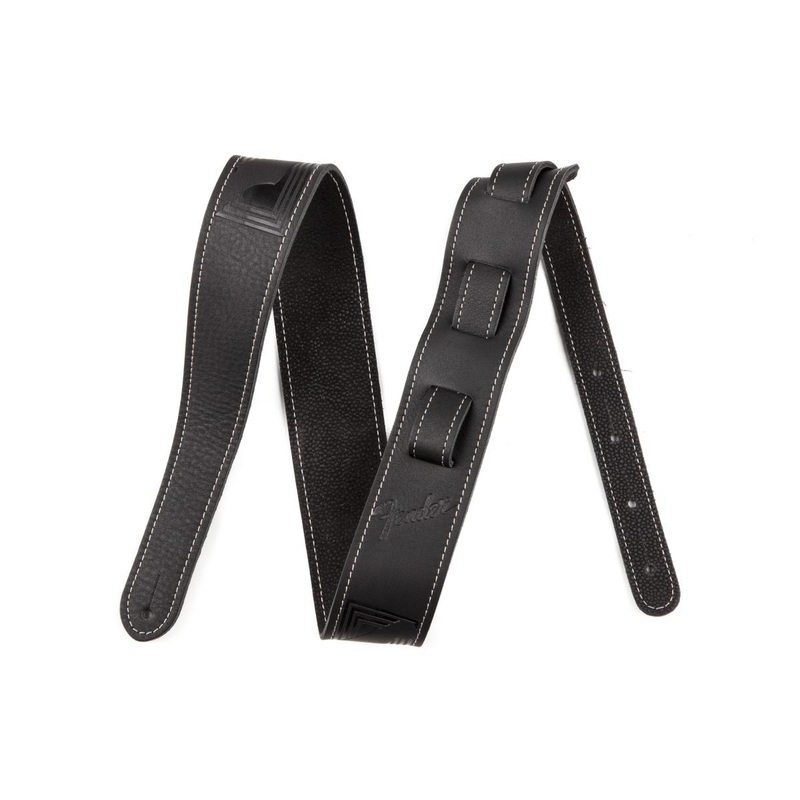 fender-monogrammed-leather-guitar-strap Fender Monogrammed Leather Guitar Strap