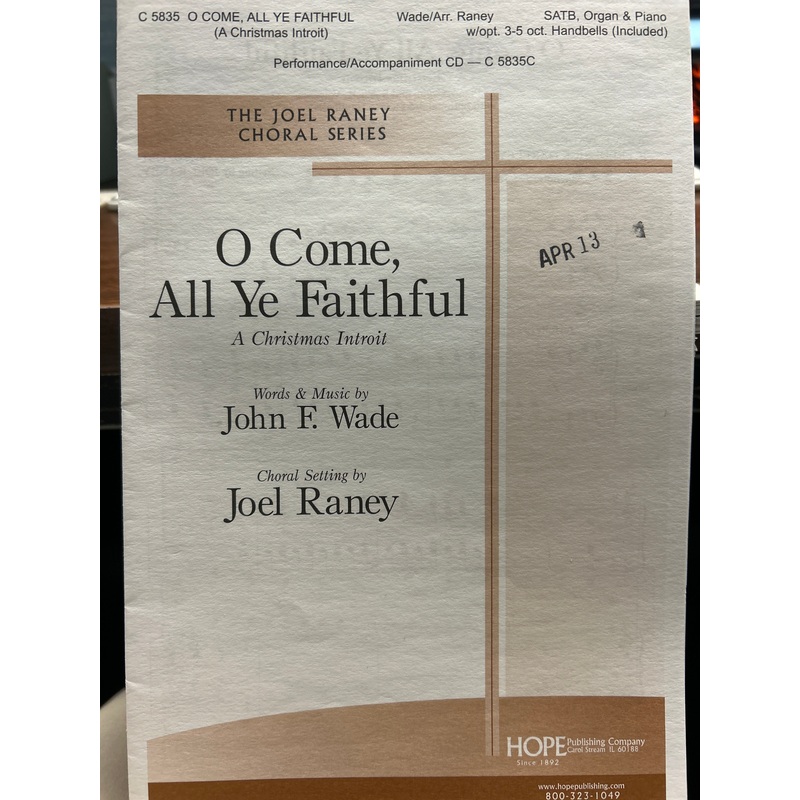 o-come-all-ye-faithful-satb-wade-raney O Come, All Ye Faithful - SATB - Wade / Raney
