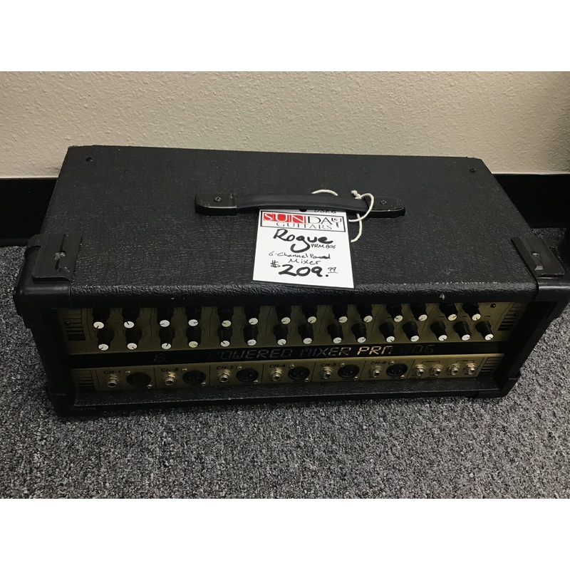 rogue-prm806-6-channel-powered-mixer-used Rogue PRM806 6 Channel Powered Mixer Used
