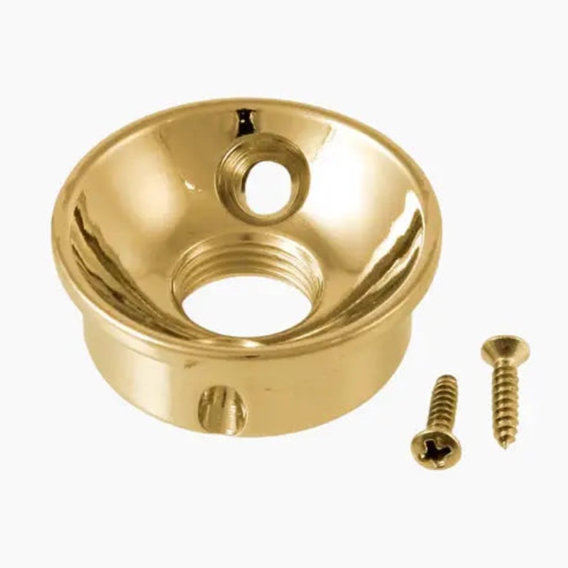 allparts-retrofit-jackplate-for-telecaster-gold-plated-brass-single-item Allparts Retrofit Jackplate for Telecaster - Gold-plated brass / Single Item
