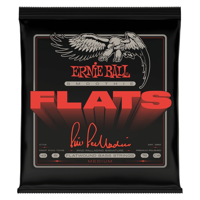 ernie-ball-pino-palladino-smoothie-flats-electric-bass-strings-43-108-gauge-medium Ernie Ball Pino Palladino Smoothie Flats Electric Bass Strings - 43-108 Gauge (Medium)