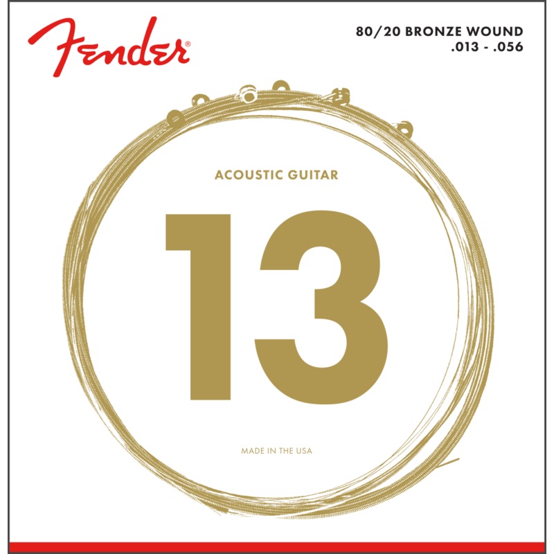 fender-70m-acoustic-string-set-80-20-bronze-013-056 Fender 70M Acoustic String Set, 80/20 Bronze, .013-.056