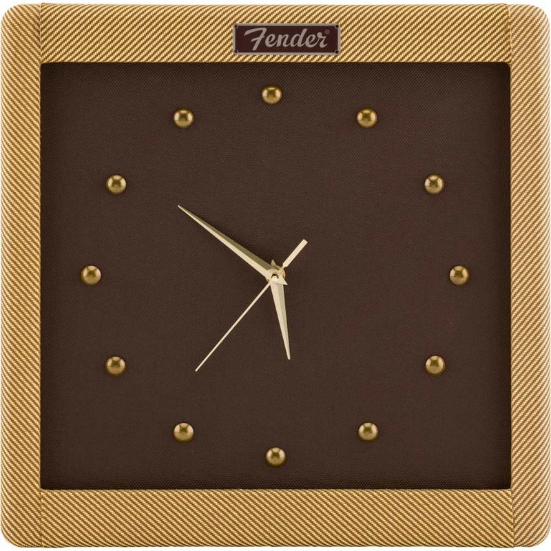 fender-tweed-wall-clock Fender Tweed Wall Clock