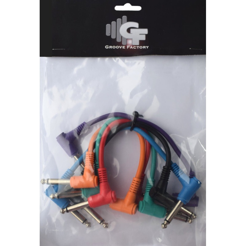 grf-coloured-6-angled-patch-cables-grf-patch1000-6 GRF Coloured 6" Angled Patch Cables GRF PATCH1000/6