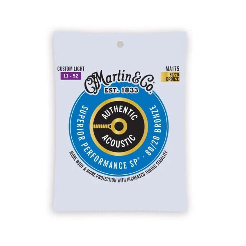 martin-ma175-80-20-bronze-custom-light-acoustic-guitar-strings Martin MA175 80/20 Bronze Custom Light Acoustic Guitar Strings