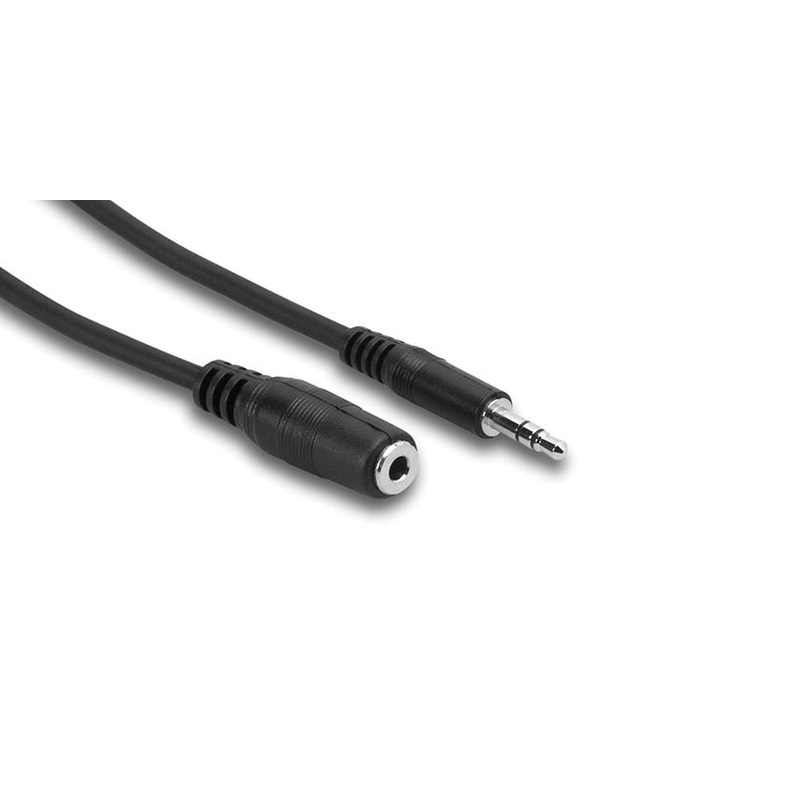 hosa-3-5mm-trs-jack-socket-headphone-extension-cable-5ft-mhe105 Hosa 3.5mm TRS Jack -Socket Headphone Extension Cable - 5ft (MHE105)