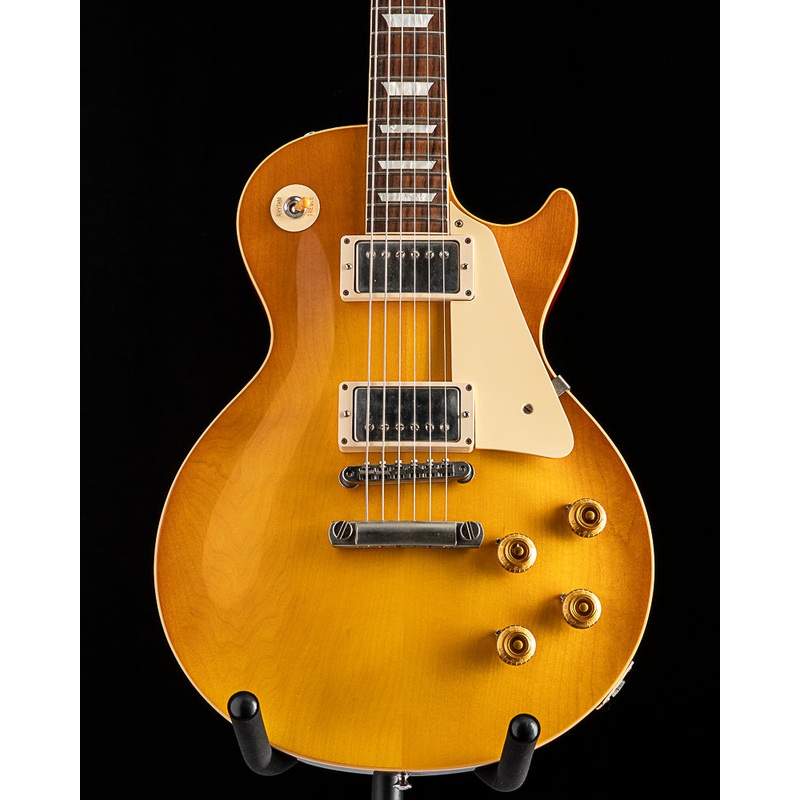 used-gibson-custom-historic-spec-58-les-paul-chambered-honey-lemon-fade-vos Used Gibson Custom Historic Spec '58 Les Paul Chambered Honey Lemon Fade VOS