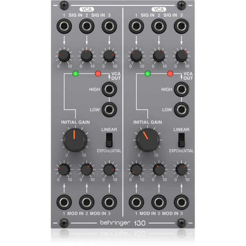 behringer-130-analog-dual-vca-eurorack-module Behringer 130 Analog Dual VCA Eurorack Module