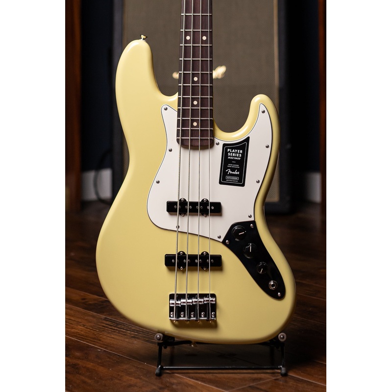 fender-player-ii-jazz-bass-hialeah-yellow Fender Player II Jazz Bass - Hialeah Yellow