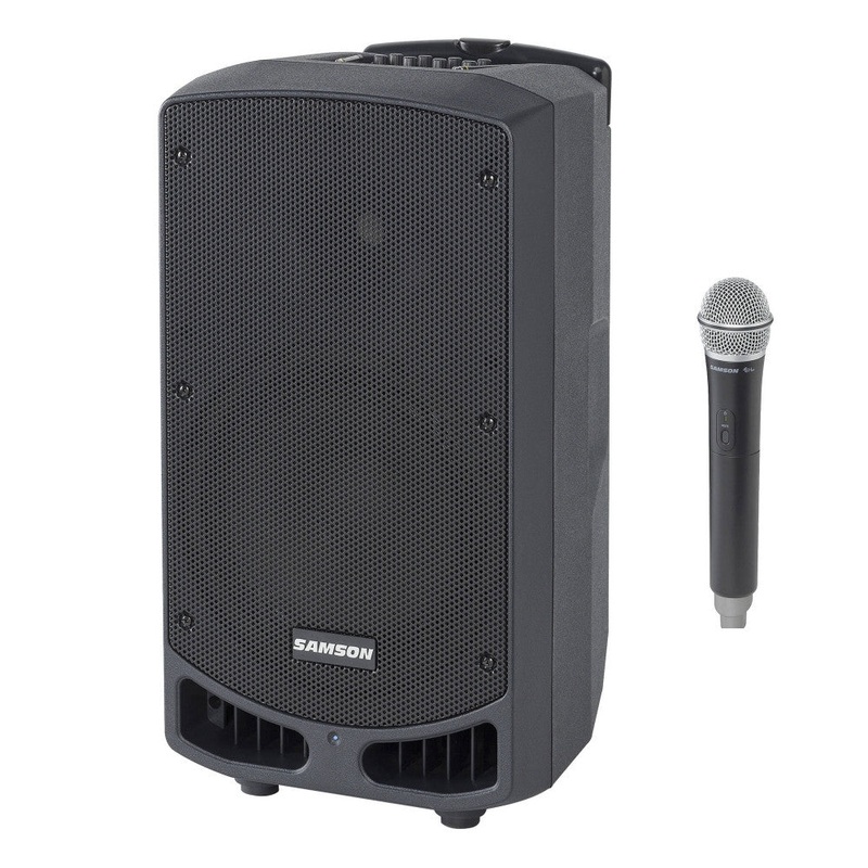 samson-expedition-xp310w-d-542-to-566-mhz-10-300w-portable-pa-system-with-wireless-microphone-d Samson Expedition XP310w-D: 542 to 566 MHz 10" 300W Portable PA System with Wireless Microphone (D)