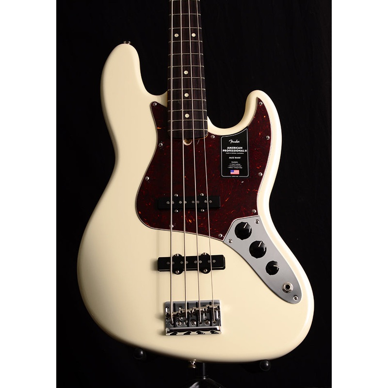 fender-american-professional-ii-jazz-bass-olympic-white Fender American Professional II Jazz Bass Olympic White