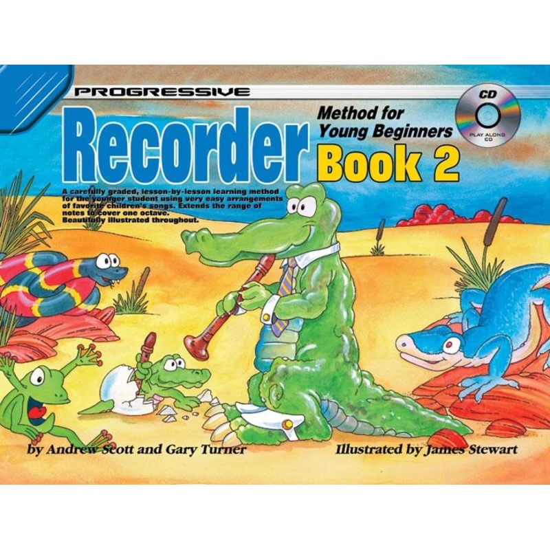 progressive-recorder-method-for-young-beginners-book-2-bk-cd Progressive Recorder Method For Young Beginners Book 2 Bk/CD