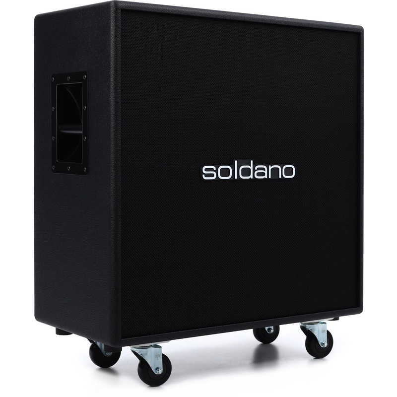 soldano-4x12-straight-cab-black-tolex-black-grille Soldano 4x12" Straight Cab - Black Tolex / Black Grille