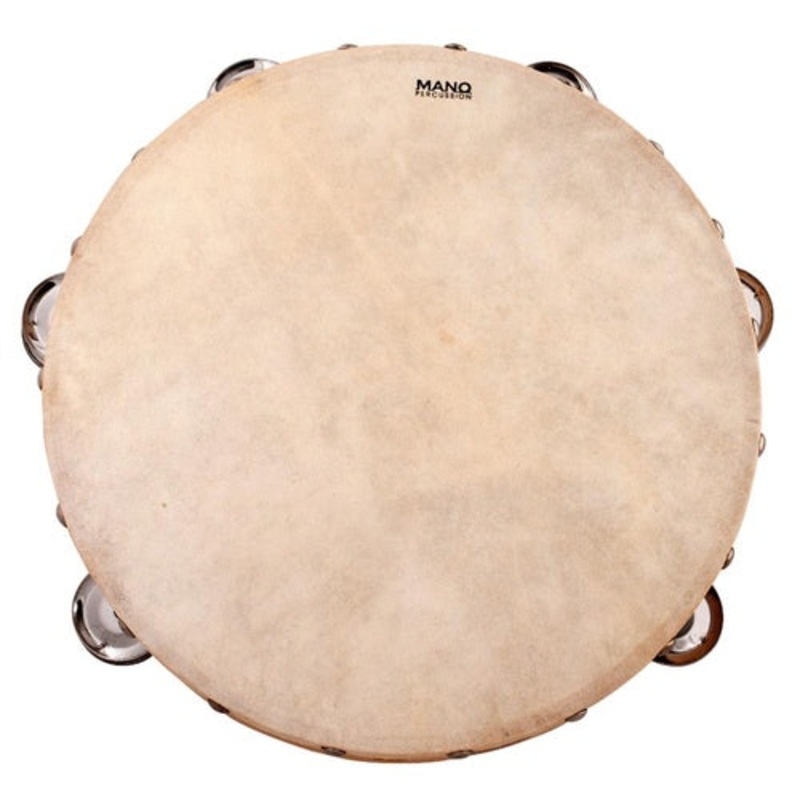 10-non-tunable-tambourine-natural 10" Non Tunable Tambourine Natural
