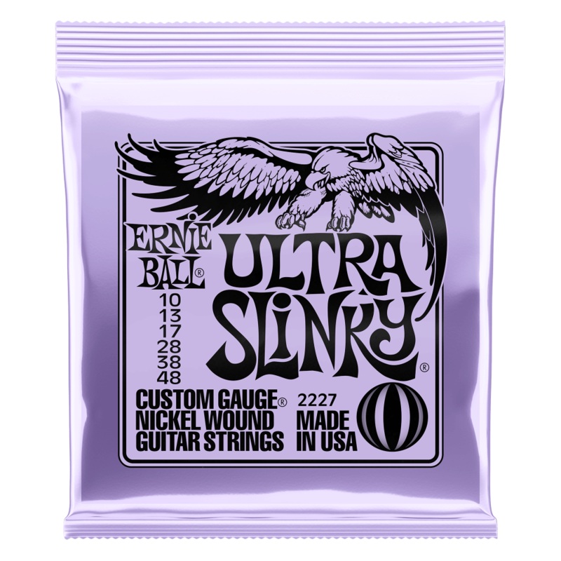 ernie-ball-ultra-slinky-electric-guitar-strings-10-48-2227 Ernie Ball Ultra Slinky Electric Guitar Strings - 10-48 (2227)