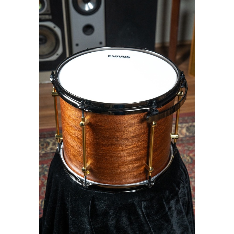 noble-and-cooley-4pc-union-drum-kit-dark-honey-maple-satin-brass-hw-black-hoops Noble and Cooley 4pc Union Drum Kit - Dark Honey Maple Satin (Brass HW / Black Hoops)