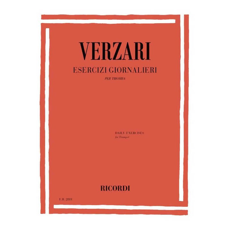 verzari-esercizi-giornalieri-per-tromba-daily-exercises-for-trumpet-ricordi Verzari Esercizi Giornalieri Per Tromba (Daily Exercises for Trumpet) - Ricordi