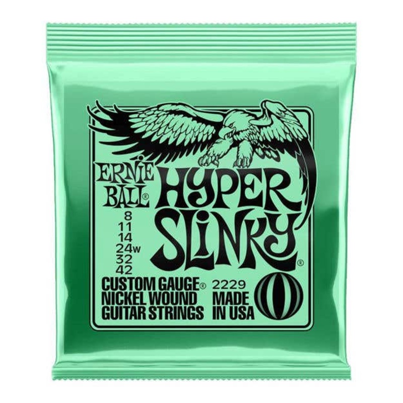 ernie-ball-hyper-slinky-electric-guitar-strings-8-42-2229 Ernie Ball Hyper Slinky Electric Guitar Strings - 8-42 (2229)