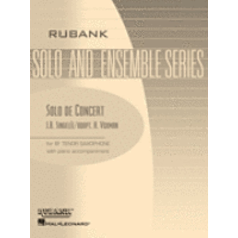 solo-de-concert-tenor-saxophone-singelee-voxman Solo de Concert - Tenor Saxophone - Singelee/Voxman