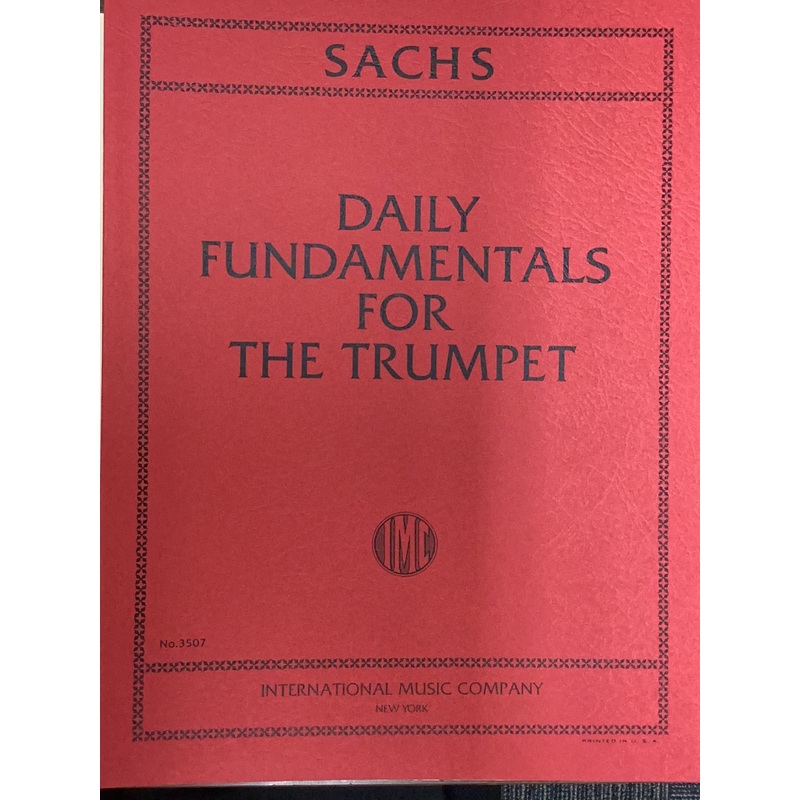 daily-fundamentals-for-the-trumpet-sachs Daily Fundamentals for the Trumpet - Sachs
