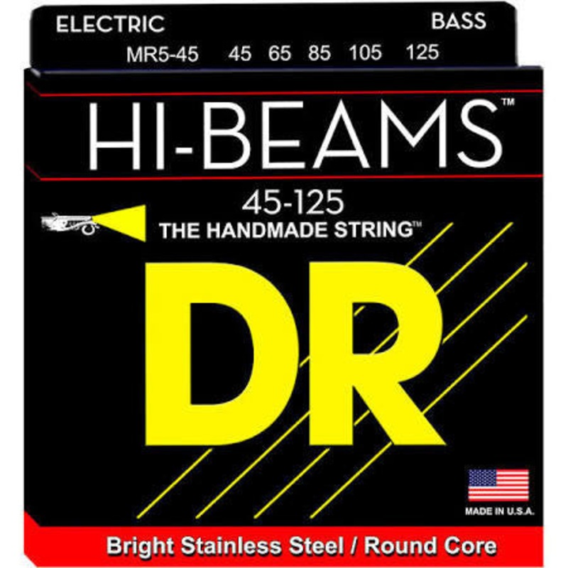 dr-mr-45-hi-beams-5-string-elec-bass-45-125 DR MR-45 Hi-Beams 5-String Elec. Bass 45-125