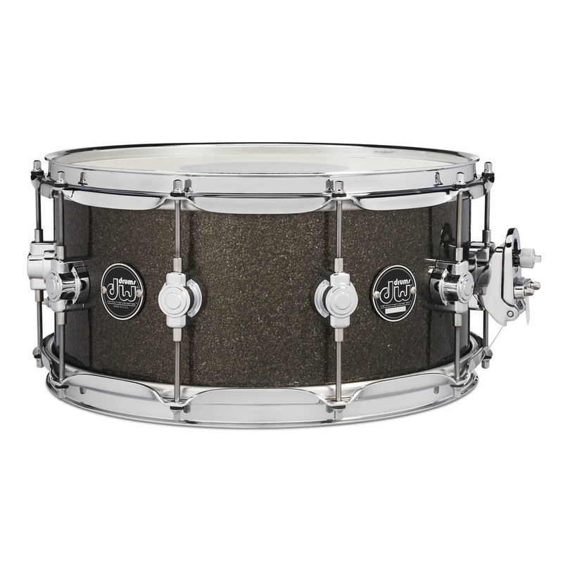 dw-performance-series-14x6-5-snare-drum-pewter-sparkle DW Performance Series 14x6.5 Snare Drum - Pewter Sparkle
