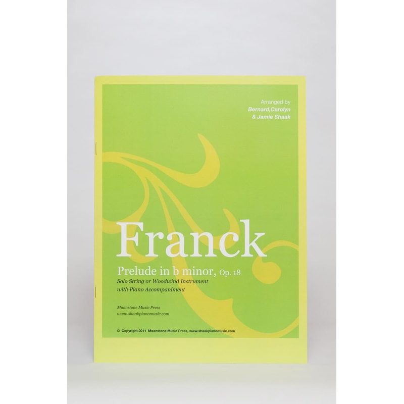 fanck-prelude-in-b-minor-op-18-c-bernard-j-shaak Fanck Prelude in B minor, Op. 18 - C. Bernard & J. Shaak