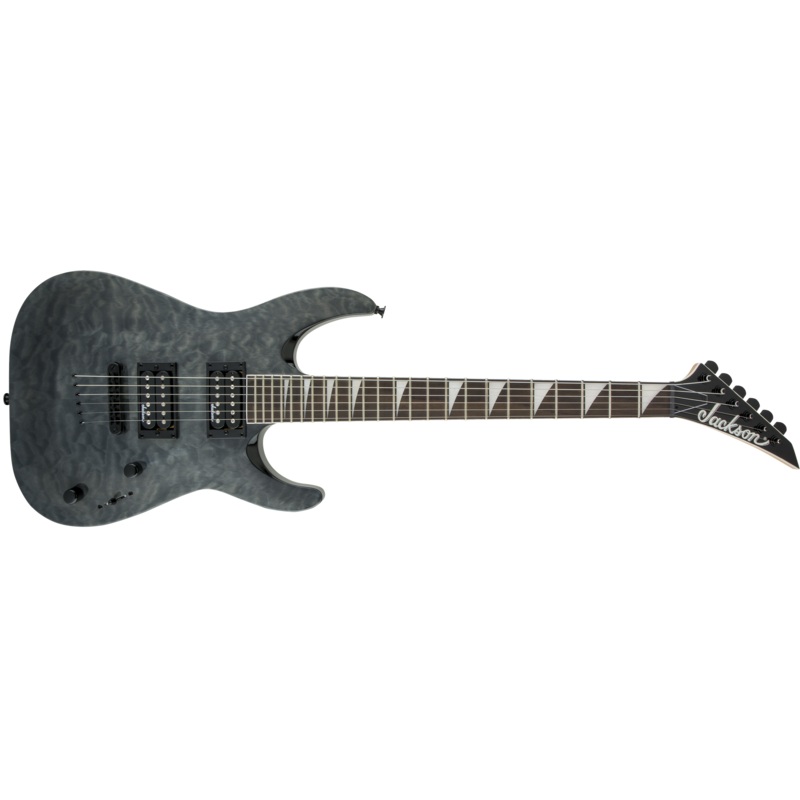 jackson-js-series-dinky-arch-top-js32tq-dka-amaranth-fingerboard-transparent-black Jackson JS Series Dinky Arch Top JS32TQ DKA, Amaranth Fingerboard, Transparent Black