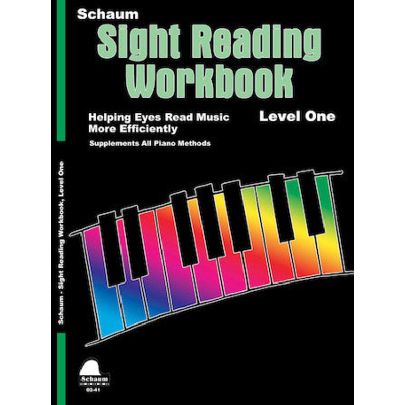 schaum-sight-reading-workbook-level-one-piano-schaum Schaum Sight Reading Workbook, Level One - Piano - Schaum