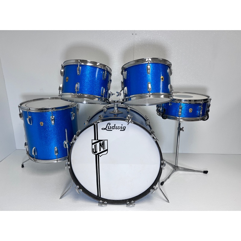 used-ludwig-1965-hollywood-set-5pc-w-snare-stand Used Ludwig 1965 Hollywood Set (5pc w/snare stand)