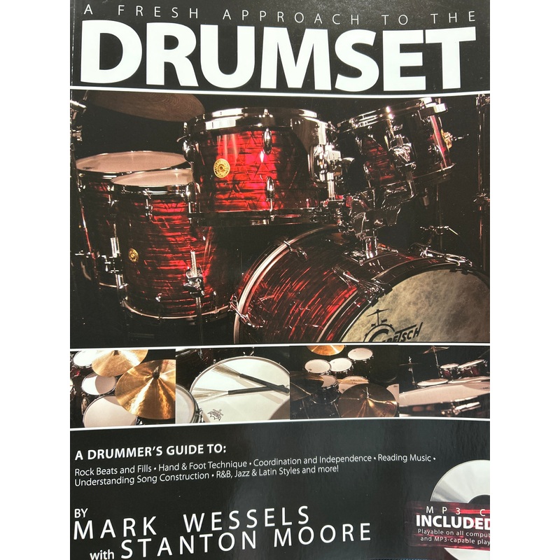a-fresh-approach-to-the-drumset-with-cd-wessels-moore A Fresh Approach to the DrumSet - With CD - Wessels/Moore