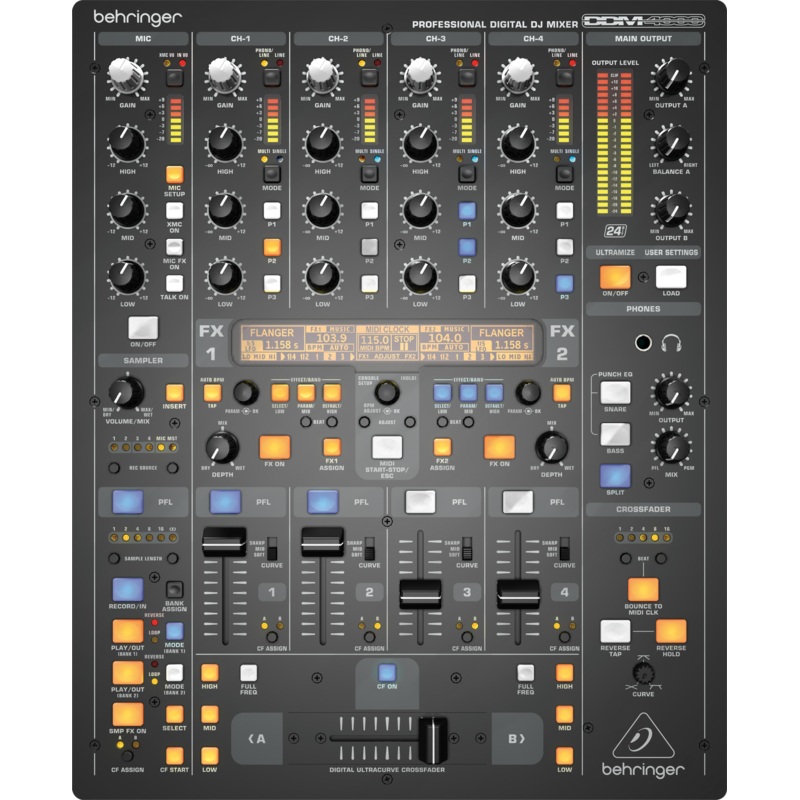 behringer-ddm4000-digital-professional-dj-mixer Behringer DDM4000 Digital Professional DJ Mixer