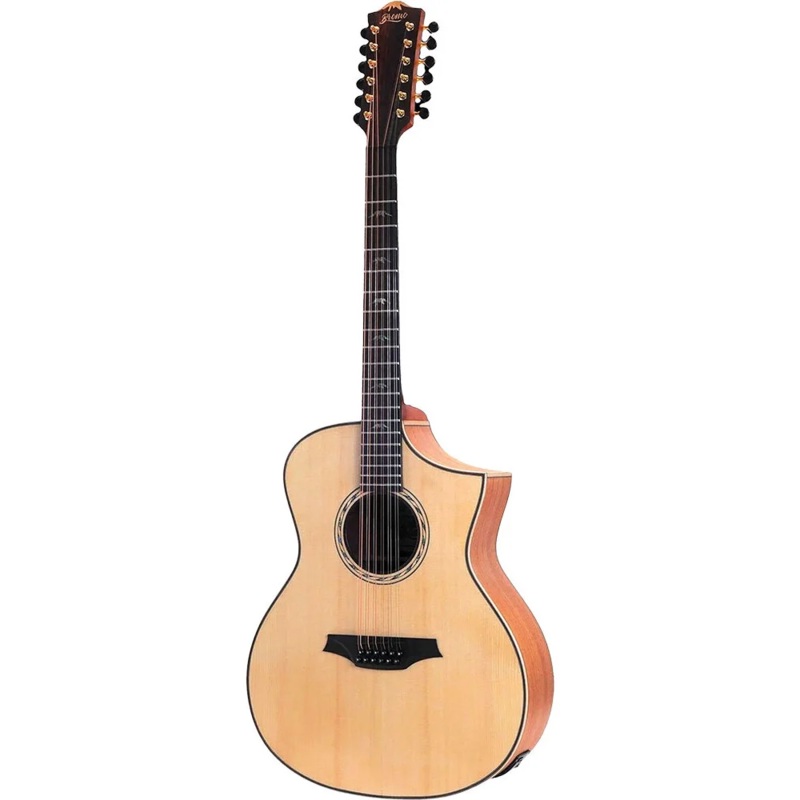 bromo-bat4ce12-solid-top-auditorium-electro-acoustic-12-string-guitar Bromo BAT4CE12 Solid Top Auditorium Electro Acoustic 12 String Guitar
