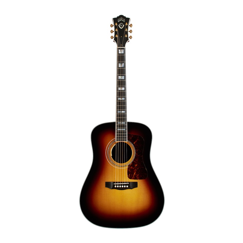 guild-d-55e-acoustic-guitar-w-lr-baggs-pickup-antique-burst Guild D-55E Acoustic Guitar w/LR Baggs Pickup - Antique Burst