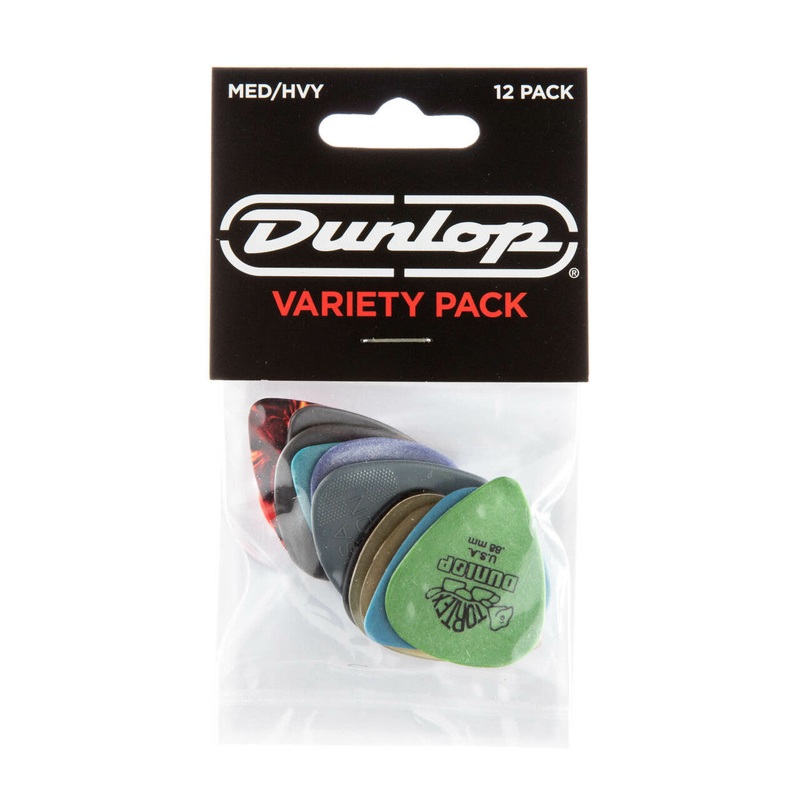 jim-dunlop-picks-variety-medium-heavy-players-pack-12 Jim Dunlop Picks Variety Medium/Heavy, Players Pack 12