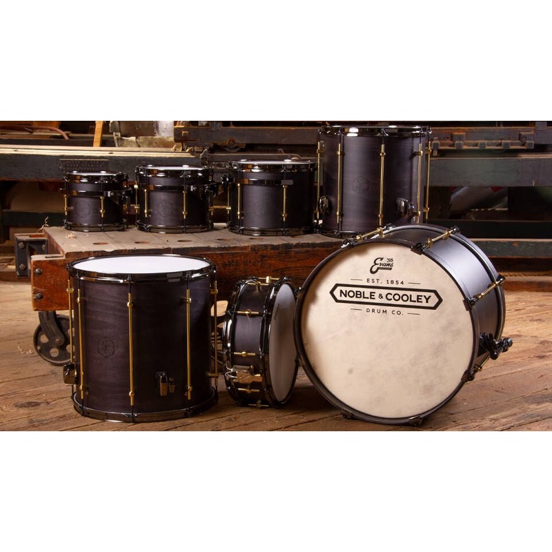 noble-and-cooley-horizon-5pc-drum-kit-blackwash-matte Noble and Cooley Horizon 5pc Drum Kit - Blackwash Matte