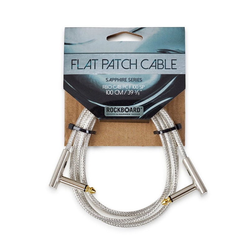 rockboard-sapphire-series-flat-patch-cable-100-cm-39-3-8 RockBoard SAPPHIRE Series Flat Patch Cable, 100 cm / 39 3/8"