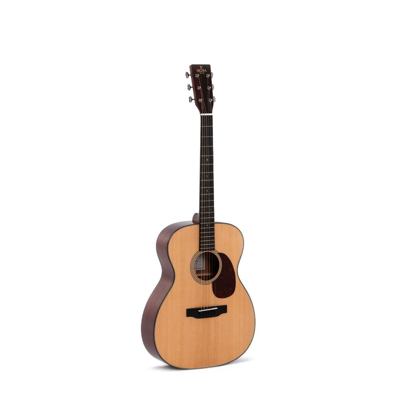 sigma-s000m-18-000-shape-acoustic-guitar-w-bag-solid-spruce-mahogany Sigma S000M-18 000 Shape Acoustic Guitar w/Bag - Solid Spruce / Mahogany