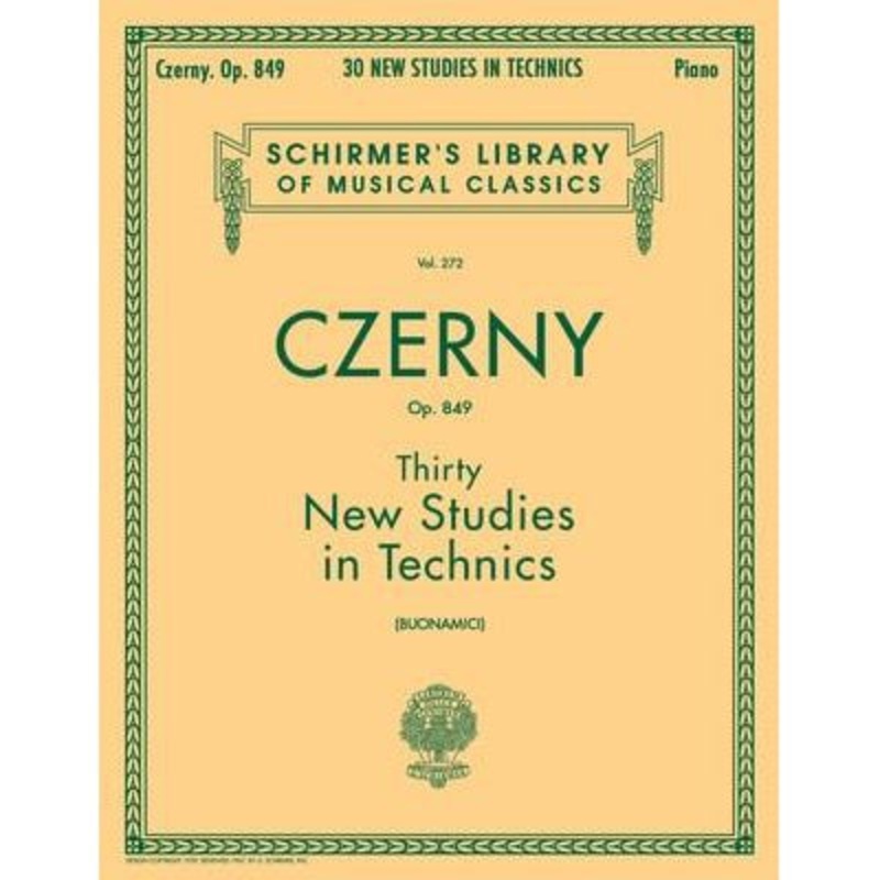 czerny-30-new-studies-in-technics-op-849 Czerny - 30 New Studies in Technics Op. 849
